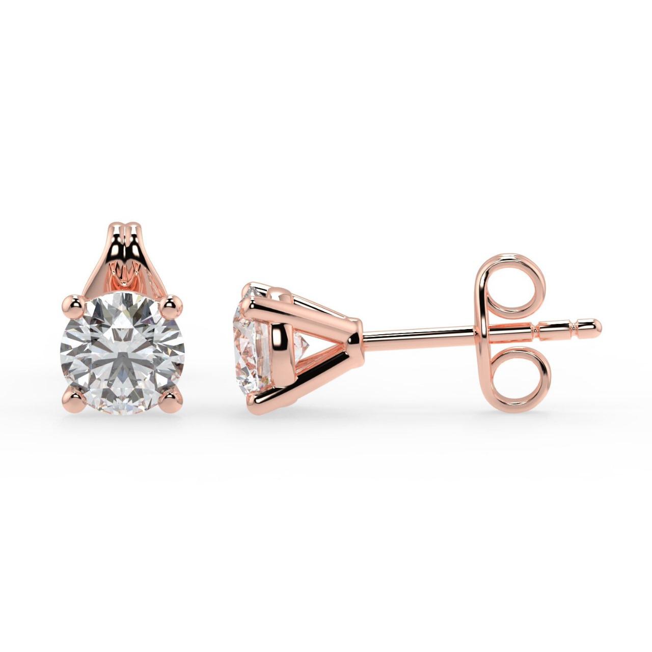Estelle Round Stud Earrings