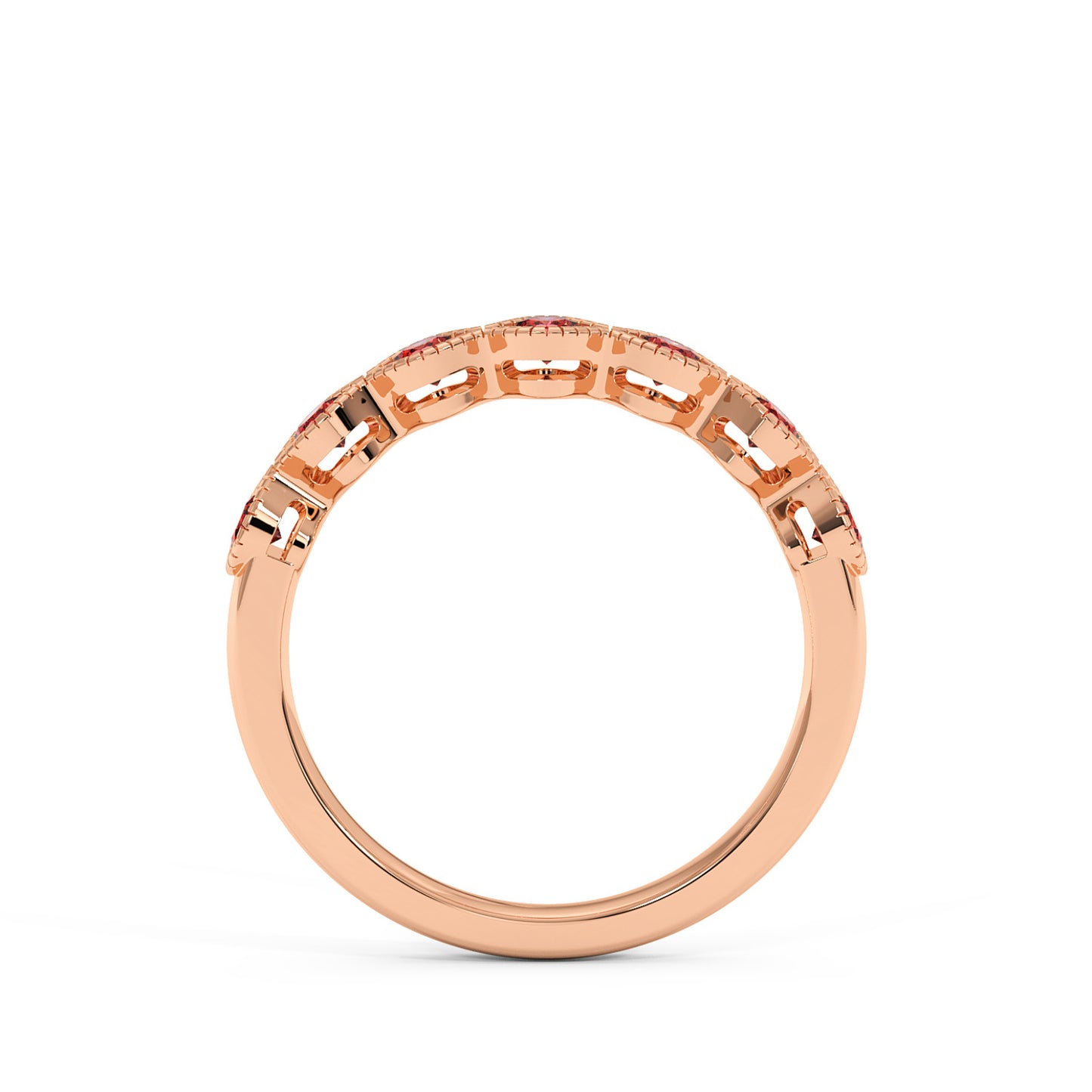 0.50CTW Round Shape Lab-Created Blue Sapphire in 14K Gold Ring