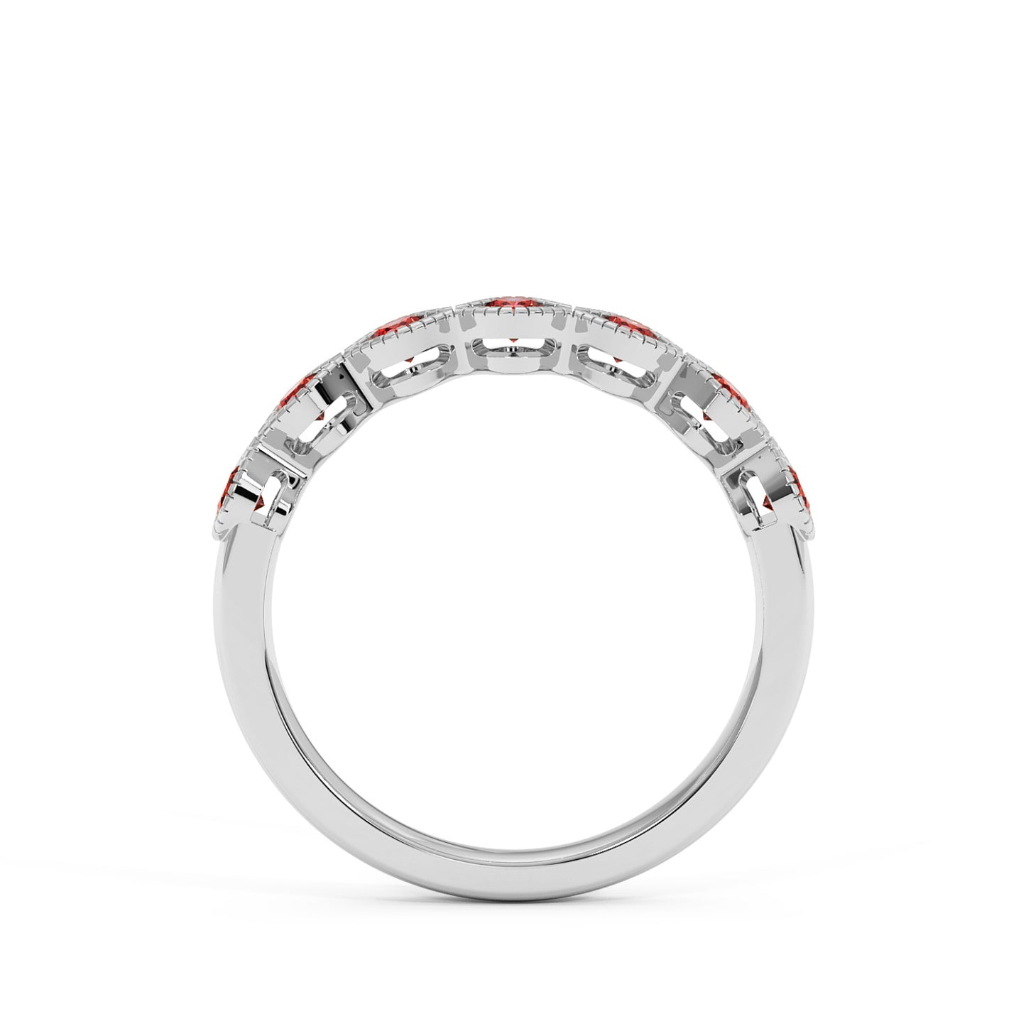 0.50CTW Round Shape Lab-Created Blue Sapphire in 14K Gold Ring