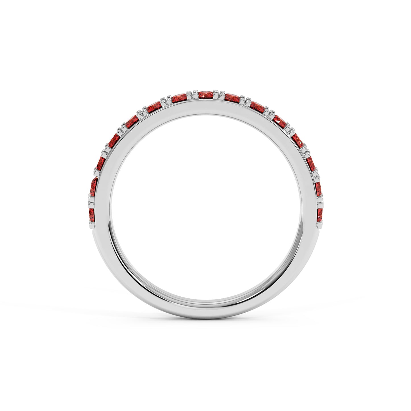 0.75CTW Round Shape Lab-Created Blue Sapphire in 14K Gold Ring