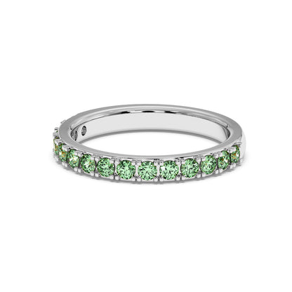 0.75CTW Round Shape Lab-Created Blue Sapphire in 14K Gold Ring