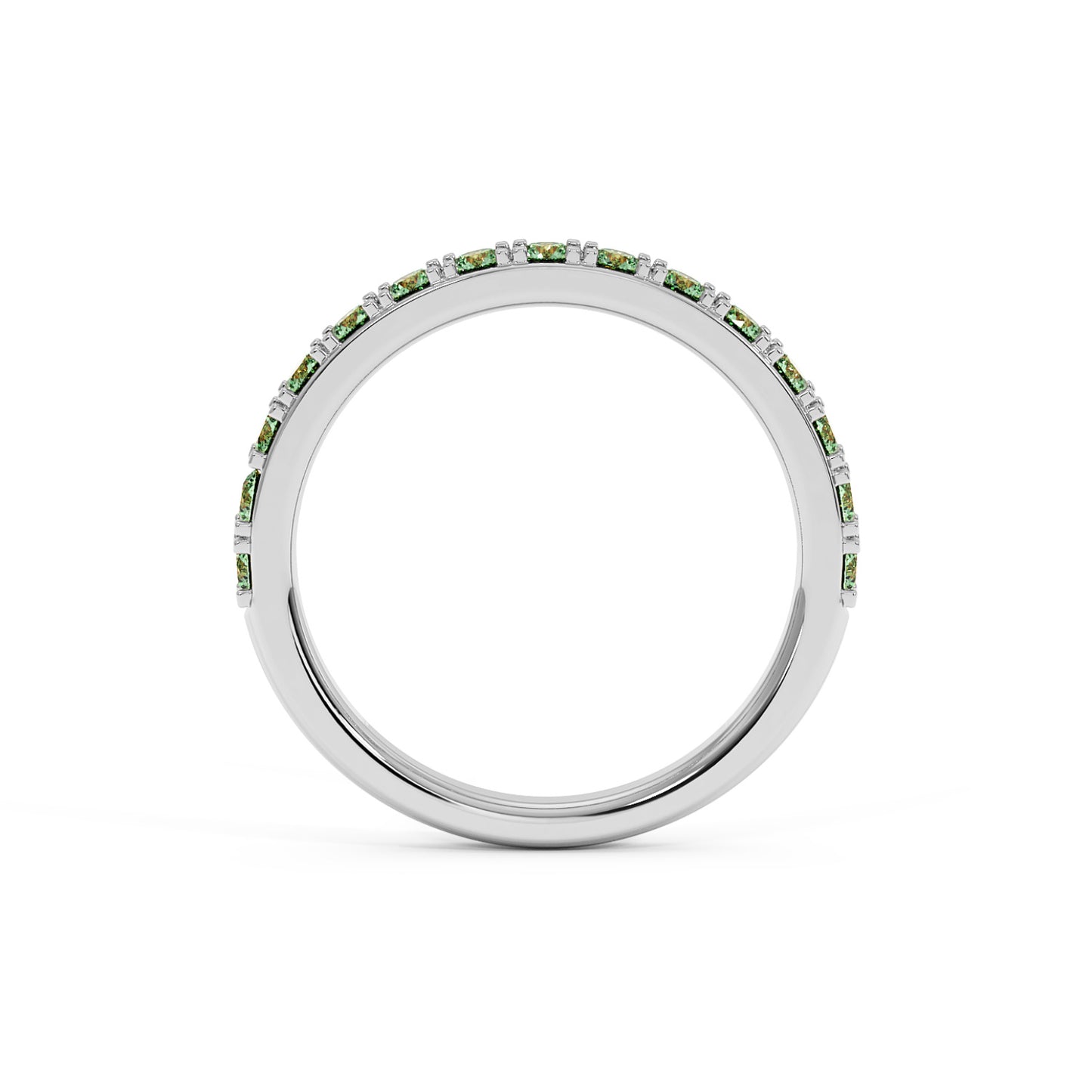 0.75CTW Round Shape Lab-Created Blue Sapphire in 14K Gold Ring