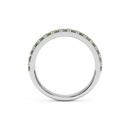 0.75CTW Round Shape Lab-Created Blue Sapphire in 14K Gold Ring