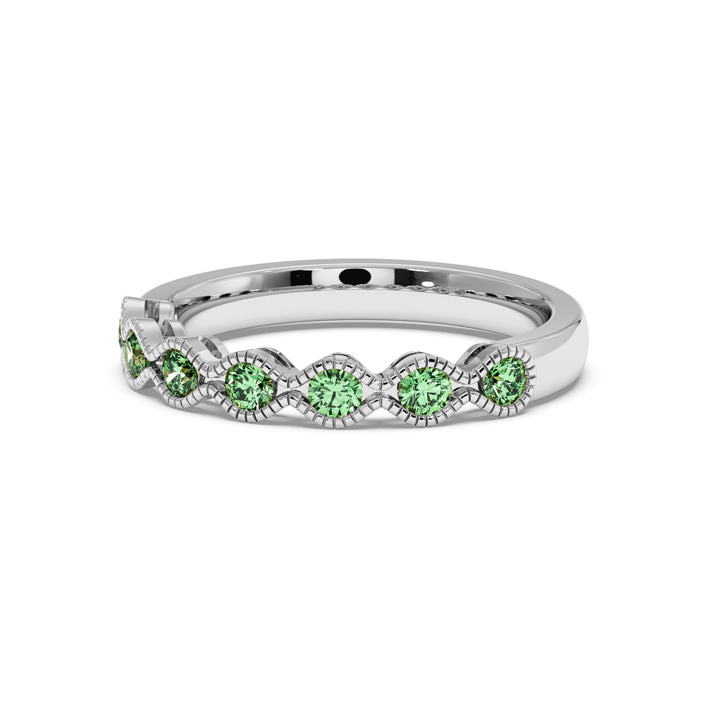 0.50CTW Round Shape Lab-Created Blue Sapphire in 14K Gold Ring