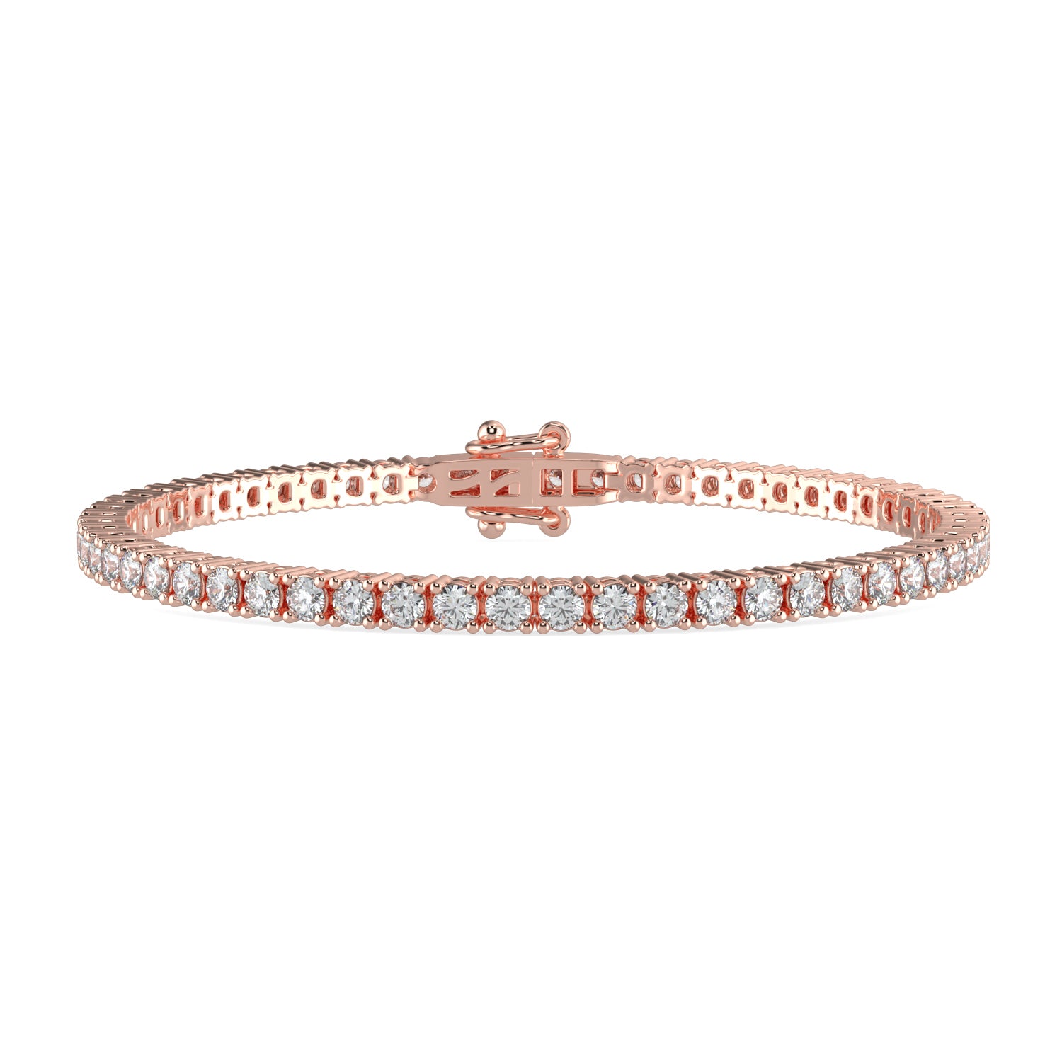 Bezel Mini Diamond Tennis Bracelet – Ring Concierge